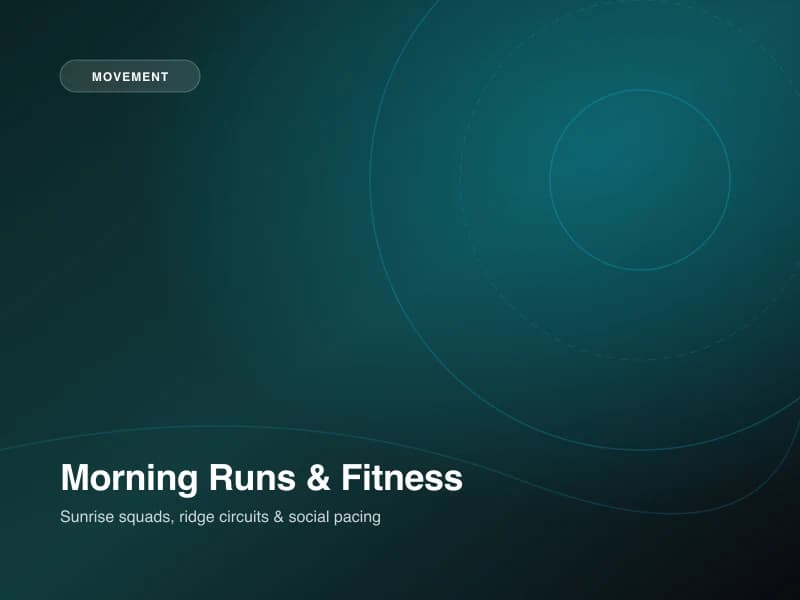 Morning Runs & Fitness — curated spots and experiences